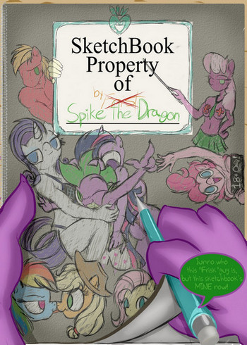Sketchbook Property Of Spike The Dragon